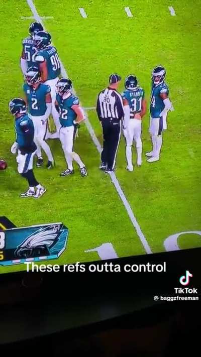 Y&rsquo;all still trying to say refs don&rsquo;t have special interests in the eagles?