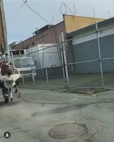 Popping wheelies