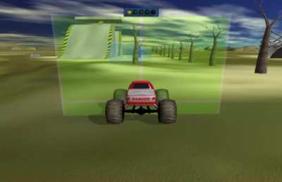 monster truck stunt rally