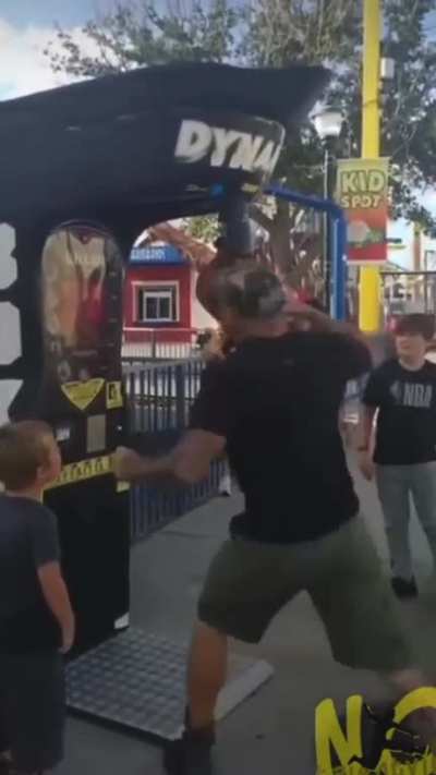 Right Hook.. Hope lil man was ok.