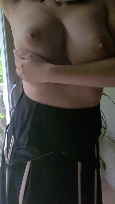 Here's what's under my highschool graduation dress (18f)