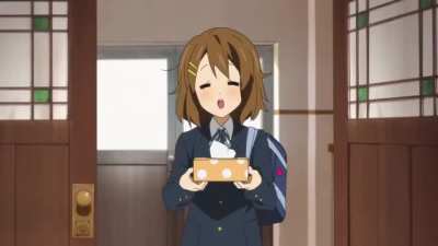 Sick yui is really cute :3