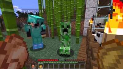 it&rsquo;s a friendly creeper!