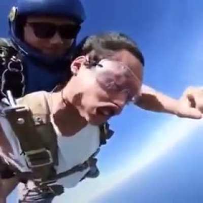 When you fall asleep skydiving