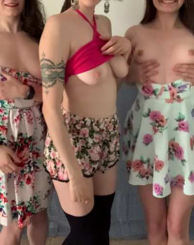 Only hit that arrow if your cock is bigger than 4 inches daddy 😋 We're curious how many scrollers here are! 😈