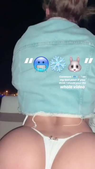 White thong
