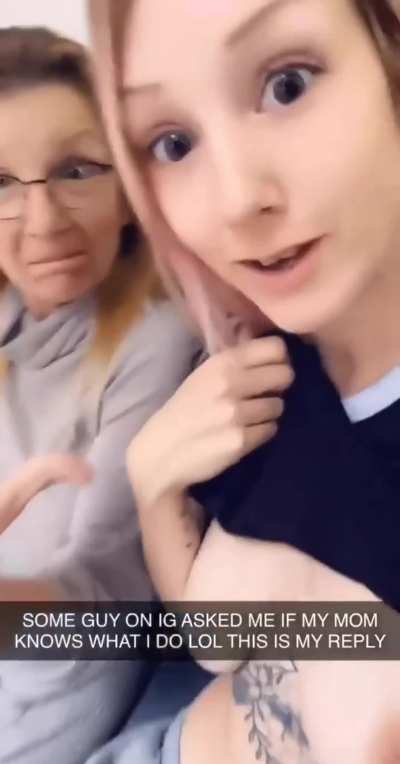 Say hi mom!