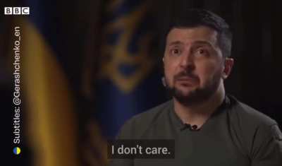 Zelensky is asked what he thinks will happen to Putin when Ukraine wins
