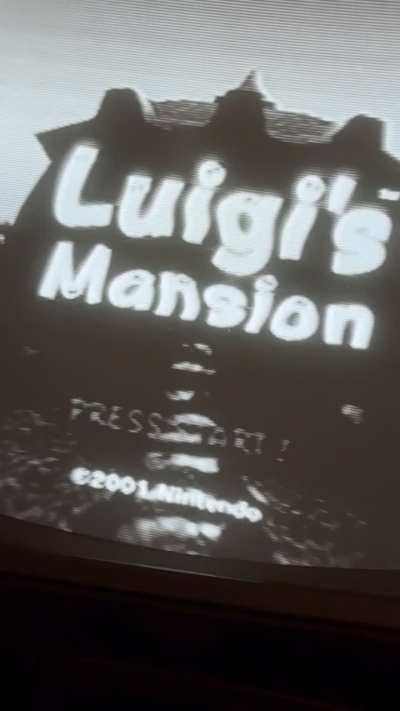 Luigi&rsquo;s mansion on 1950s CRT - What game should I play next ?
