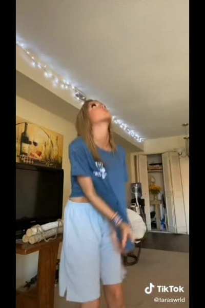Boob slip slow mo