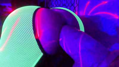 Fucking my ass with huge toys.