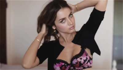 Such a huge morning wood for Ana de Armas