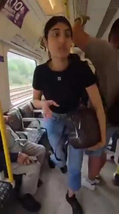Dude gets jumped for having his dick out on a public train