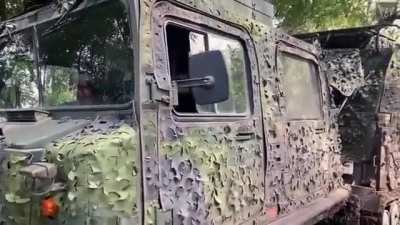 ARTHUR(MAMBA) counter-battery radar system with Bandvagn 206 used by Ukraines 15th Reconnaissance Artillery Brigade