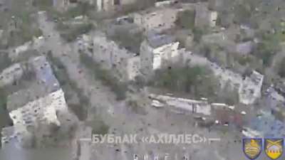 Night work by the Ukrainian "Perun group" of the 79 ODSHBr. Novomykhailivka