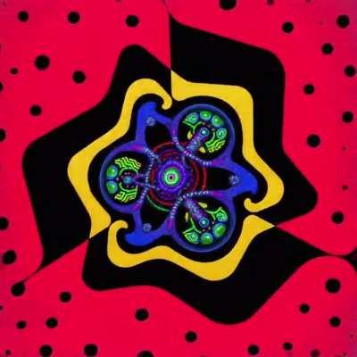 "Man &amp;amp; Machine Share A Dream" by Jams2blues, hybrid hand drawn/Stable Diffusion zoomquilt animatiom with original music. I made this over the course of a week, it took 70+ hours, 2023 🤯🎨🎶📽️OC
