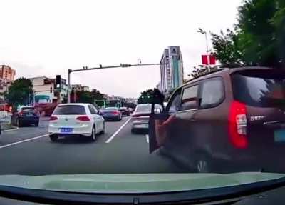 A creative way to change lanes