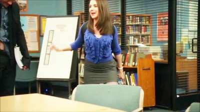 Alison doing some sexy &amp;amp; sassy mimicry in the Community outtakes