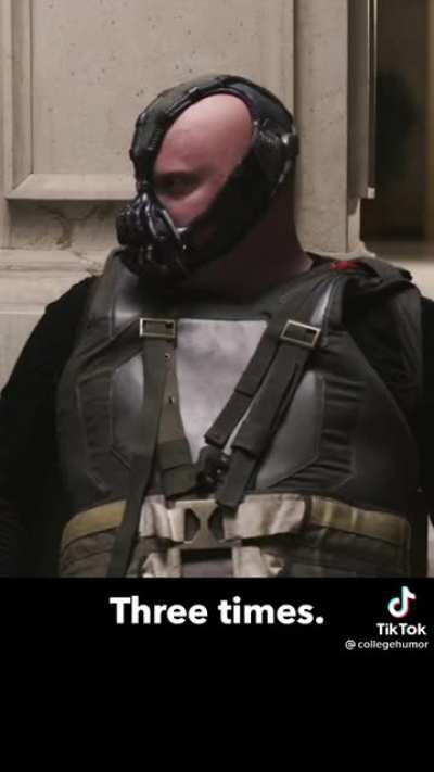He is not the hero we need but the hero we deserve