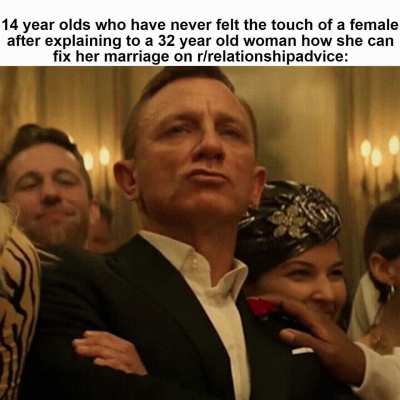 You know, I'm something of a marriage counselor myself