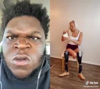 Wholesome angry reaction