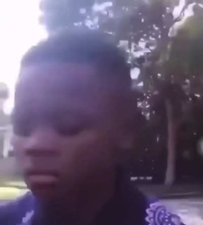 lil bro said fuck fightin😳