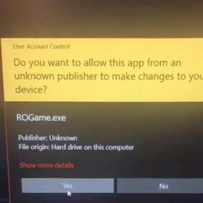 Do you want this app to make changes to your device