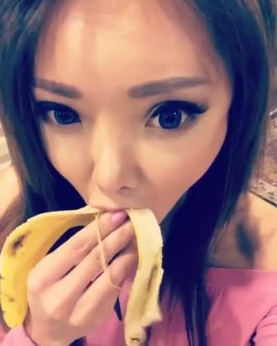 Banana goes all the way