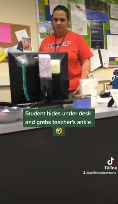 That's a scream of pure terror (source: @purfectcutscreams)