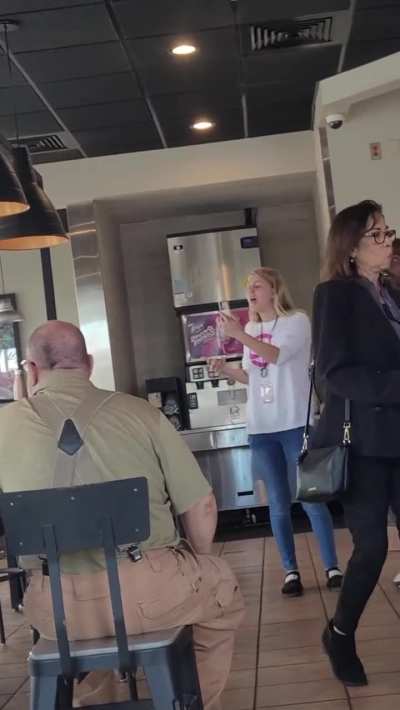 Intense argument at Taco Bell