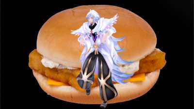 🤣🤣looks like saber owes a mcdolnadds filet o fish🤣🤣