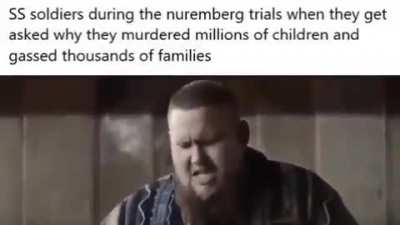 "I was just following orders 😭😢😢"