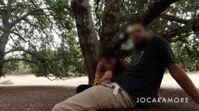 Blowjob in the public park. Lucky for us it wasn't busy...