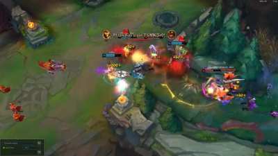 Killing with ULT.