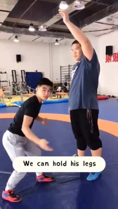When you meet the big guy