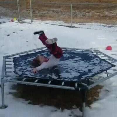 Trampoline time on Xmas.