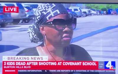 News cuts off lady talking about how Gov. Bill Lee keeps passing bills that aren&rsquo;t protecting children. Is WSMV owned by a right leaning conglomerate?