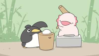 Just a couple friends makin&rsquo; some Mochi