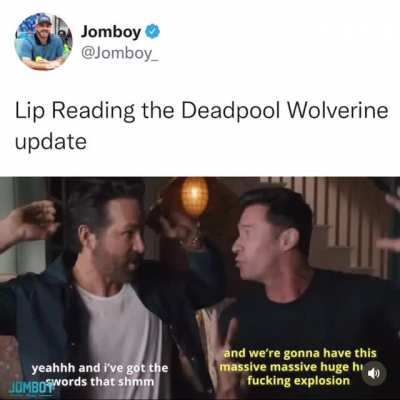 Some impressive lip reading, I think he may have actually cracked it