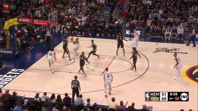 [Highlight] Jokic passes the ball between his own legs behind him for the insane assist