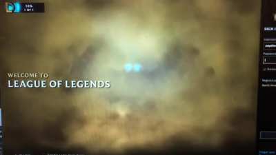 Stayed at my girlfriends parents for Christmas and didn&rsquo;t bring my laptop. Remembered I&rsquo;d installed league on hers some years ago and thought I&rsquo;d play while she slept, only to get graced with this gem of a loading screen one last time while it updated