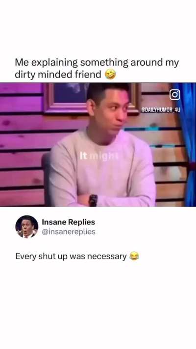 SS - I&rsquo;m definitely the friend in this situation 😂