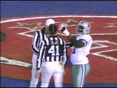 When u slowdown to celebrate before u reach the endzone