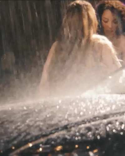 Kissing in the rain