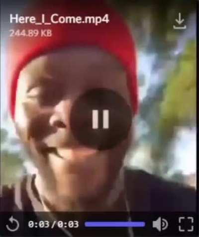 Here I cum