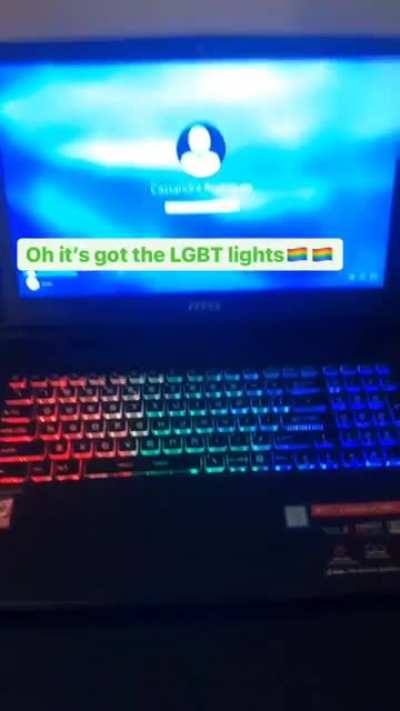 LGBT lights 💀💀💀