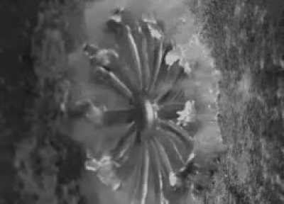 Bullet hitting a steel wall in slow motion