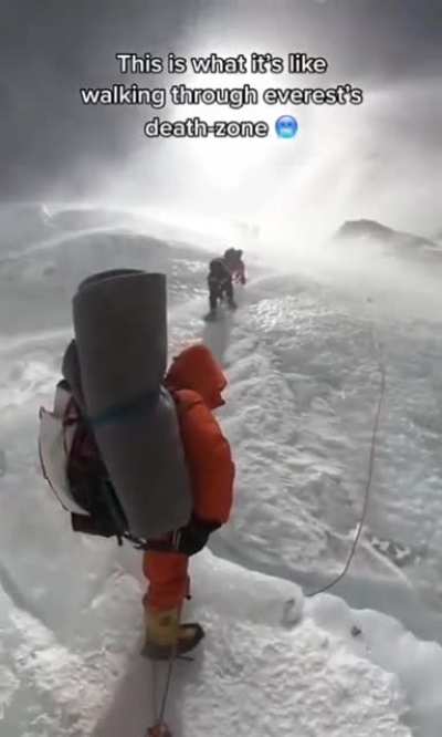 Everest's death zone