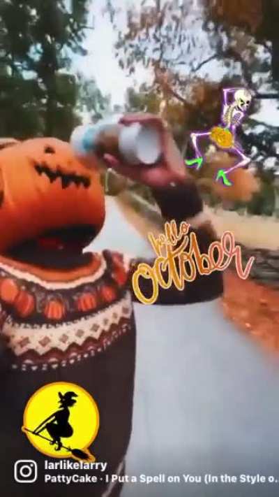 Headed into October like&hellip;🍂☕️⚰️🎃🦴👻🧙🧛&zwj;♀️🧟&zwj;♂️💀🦇