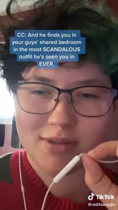 An entire minute of pure, painful cringe. Some kind of weeb guided fantasy shit. Going to take a few shots now to try to forget this one.